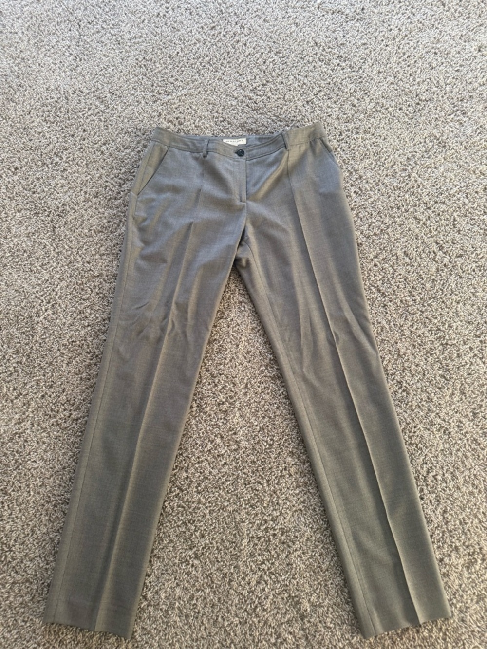 Burberry Women's Greige Dress Pants